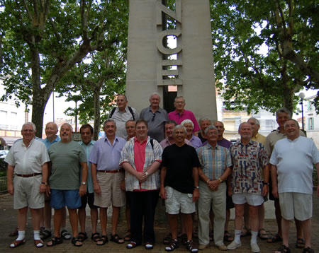 Outside our Hotel in Bergerac